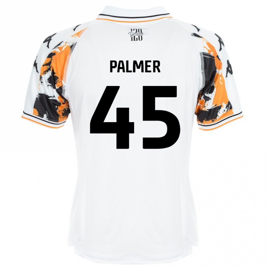 Femme Football Maillot Kasey Palmer #45 Blanc Tenues Extérieur 2024/25