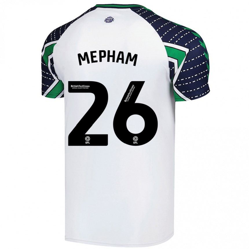 Femme Football Maillot Chris Mepham #26 Blanc Tenues Extérieur 2024/25